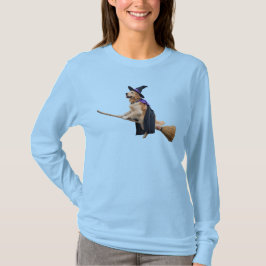 Golden Retriever Witch T-shirt