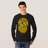 Golden Retriever With Tennis Balls Active T-shirt (Voorkant volledig)