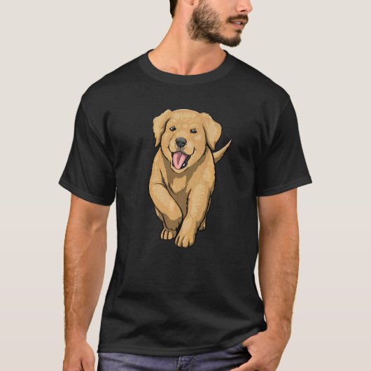 Golden Retriever Women Dog Love Mexican T-shirt (Voorkant)