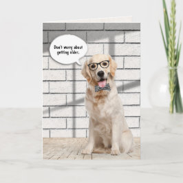Golden Retriever wordt ouder Kaart