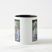 Golden Retriever World's Beste Pap Vaderdag Mok (Midden)