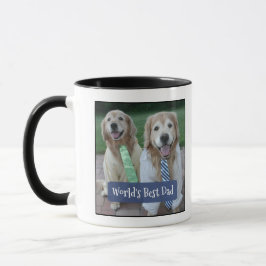 Golden Retriever World's Beste Pap Vaderdag Mok
