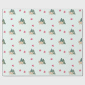 Golden Retriever wrapppapier Cadeaupapier (Vlak)