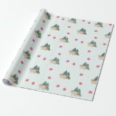 Golden Retriever wrapppapier Cadeaupapier (Uitgerold)