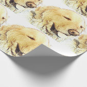 Golden Retriever wrapppapier Cadeaupapier (Hoek)