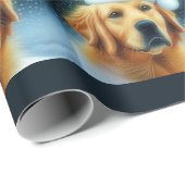 Golden Retriever wrapppapier Cadeaupapier (Rol Hoek)