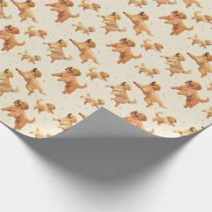 Golden Retriever wrapppapier Cadeaupapier
