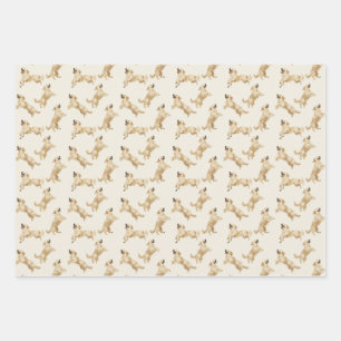 Golden Retriever wrapppapier Inpakpapier Vel