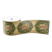 Golden Retriever Wreath Grosgrain Lint (Spoel)