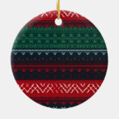 Golden Retriever Xmas Keramisch Ornament (Achterkant)