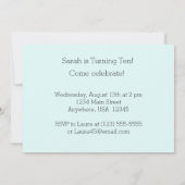 Golden Retriever Yay Het is een feestuitnodiging Kaart (Achterkant)