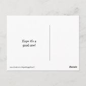 Golden Retriever Yay is jouw verjaardag Briefkaart (Achterkant)