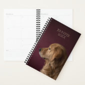 Golden Retriever Year Persoonlijke naam Planner (Display)