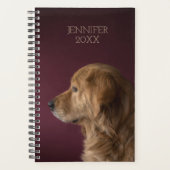 Golden Retriever Year Persoonlijke naam Planner (Voorkant)