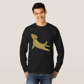 Golden Retriever Yoga  Dog T-shirt (Voorkant volledig)