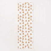 Golden Retriever yoga pose Yogamat (Achterkant)
