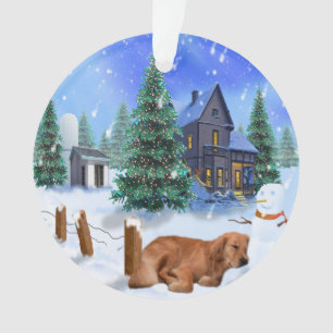 Golden Retriever Yogi-kerstversiering Ornament