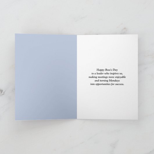 Golden Retriever zakenman voor Boss's Day Kaart (Binnen)