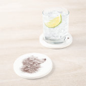 Golden Retriever Zandsteen Onderzetter (Zijkant)