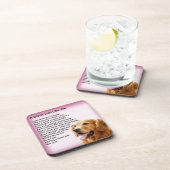 Golden Retriever - Zuster Poem Onderzetter (Rechterzijde)