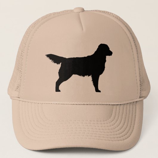 Golden Retriever (zwart) Trucker Pet (Voorkant)