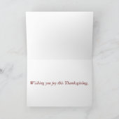 Golden Retrievers als eerste Thanksgiving Feestdagen Kaart (Binnen)