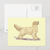 Golden Retrievers Briefkaart (Voorkant / Achterkant)