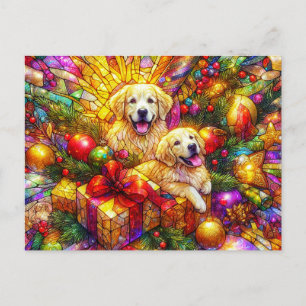 GOLDEN RETRIEVER'S CHRISTMAS ~ Briefkaart ~