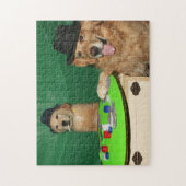 Golden Retrievers die poker spelen Legpuzzel (Verticaal)