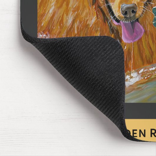 Golden Retrievers Frolic Mousepad Muismat (Hoek)