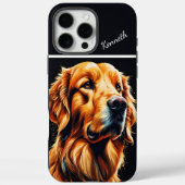 Golden Retriever's Gaze Case-Mate iPhone Case (Achterkant)