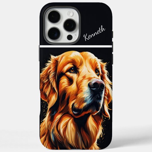 Golden Retriever's Gaze Case-Mate iPhone Case (Achterkant)