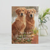 Golden Retrievers gemaakt voor elkaars Kaarten (Staand voorkant)