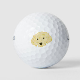 Golden Retrievers. Golden Lab golfballen
