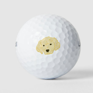 Golden Retrievers. Golden Lab golfballen