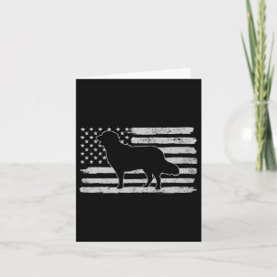 Golden Retrievers Hond Usa Vlag 4 Juli  Kaart