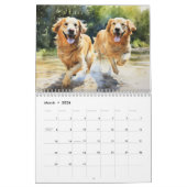 Golden Retrievers Kalender, elk jaar Kalender (Mar 2026)