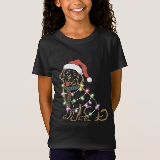 Golden Retrievers Kerstmis T-shirt (Voorkant)