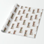 Golden Retrievers met Neckties Cadeaupapier (Uitgerold)