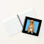 Golden Retrievers Notitieboek (Binnen)