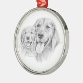 Golden Retrievers Ornament (Links)