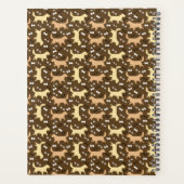 Golden Retrievers Red, Cream, Golden Dog Pattern Planner (Achterkant)