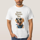 Golden Retrievers-regel T-shirt (Voorkant)