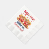 Golden Retrievers Schattige Dog LOVE Servet (Hoek)