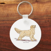 Golden Retrievers Sleutelhanger (Voorkant)