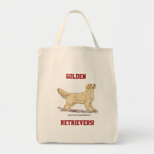 Golden Retrievers. Tote Bag