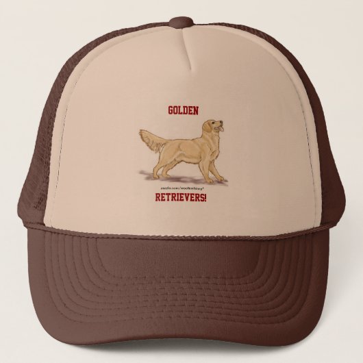 Golden Retrievers. Trucker Pet (Voorkant)