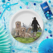 Golden Retrievers - Uitstekende jachthonden Papieren Bordje (Feest)