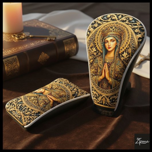 Golden Reverence Virgin Mary Golfheadcover