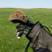Golden Reverence Virgin Mary Golfheadcover (Insitu)